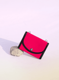 Charlot Canvas Crossbody Bag - Hot Pink